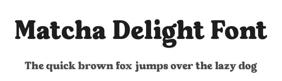 Matcha Delight Font by Krismagraph — Serif Font