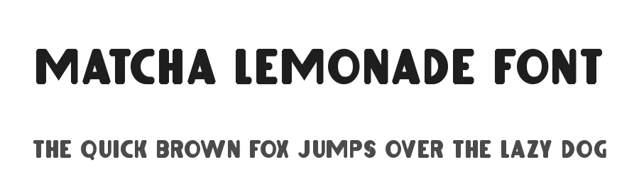 Matcha Lemonade Font by nihstudio — Display Font