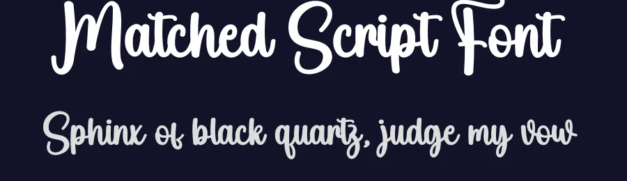 Matched Script Font by andikastudio — Script Handwritten Font — thumbnail 2