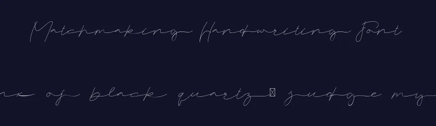 Matchmaking Handwriting Font by edricstudio — Script Handwritten Font — thumbnail 2
