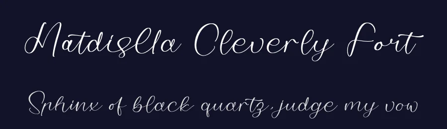 Matdislla Cleverly Font by perspectype — Script Handwritten Font — thumbnail 2
