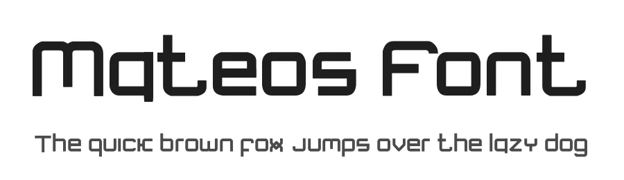 Mateos Font by hayoyuka8 — Display Font