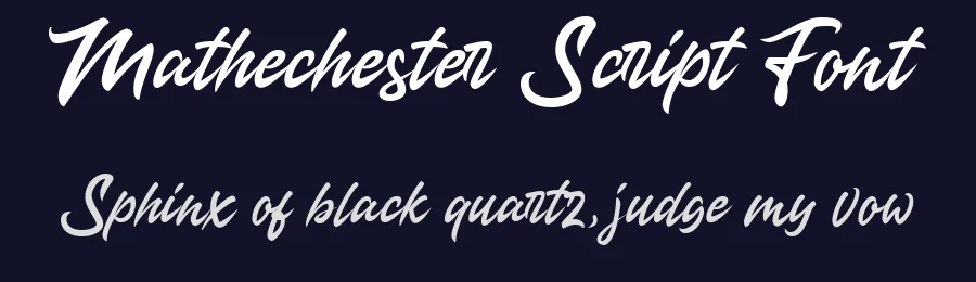 Mathechester Script Font by Temp Craft — Script Handwritten Font — thumbnail 2