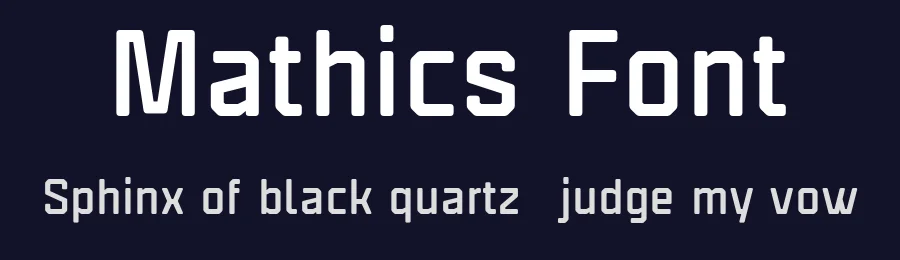 Mathics Font by Maulana Creative — Display Font — thumbnail 2
