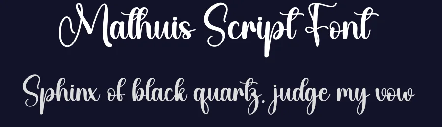 Mathuis Script Font by creativeletter — Script Handwritten Font — thumbnail 2