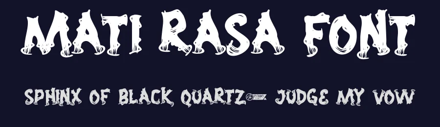 Mati Rasa Font by nihstudio — Display Font — thumbnail 2