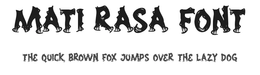 Mati Rasa Font by nihstudio — Display Font