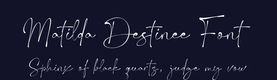 Matilda Destinee Font by grezlinestudio — Script Handwritten Font — thumbnail 2