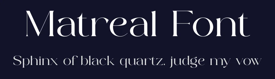 Matreal Font by Muflieart — Serif Font — thumbnail 2