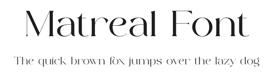 Matreal Font by Muflieart — Serif Font