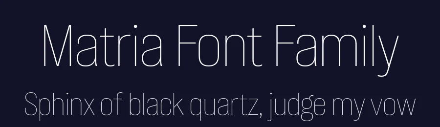 Matria Font Family by Plau — Sans Serif Font — thumbnail 2