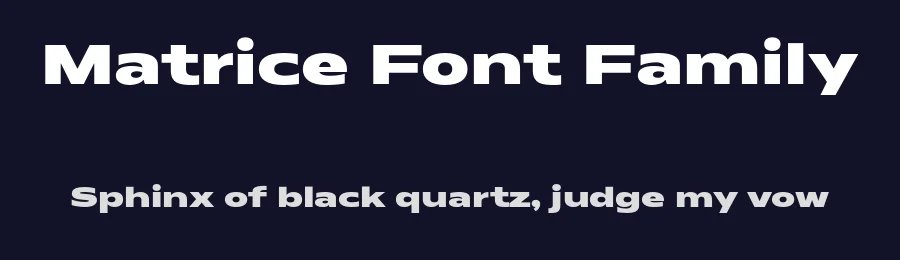 Matrice Font Family by Studio Sun — Sans Serif Font — thumbnail 2
