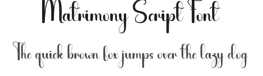 Matrimony Script Font by andikastudio — Script Handwritten Font