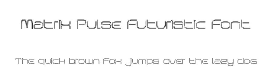 Matrix Pulse Futuristic Font by PutraCetol Studio — Display Font