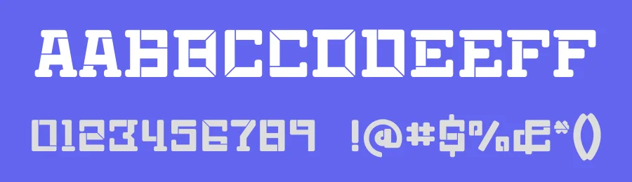 Matrix Zone Display Font by Tokokoo Studio — Display Font — thumbnail 3