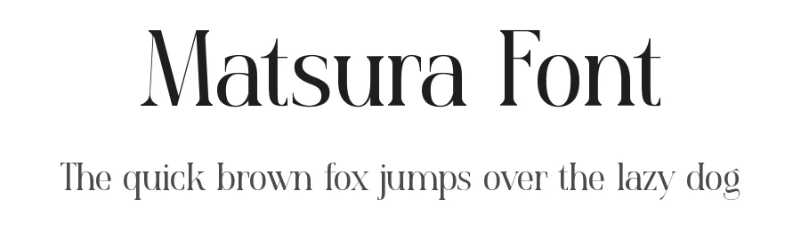 Matsura Font by Rautan Studio — Decorative Font