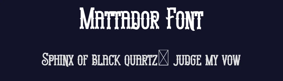 Mattador Font by Creatype Studio — Display Font — thumbnail 2