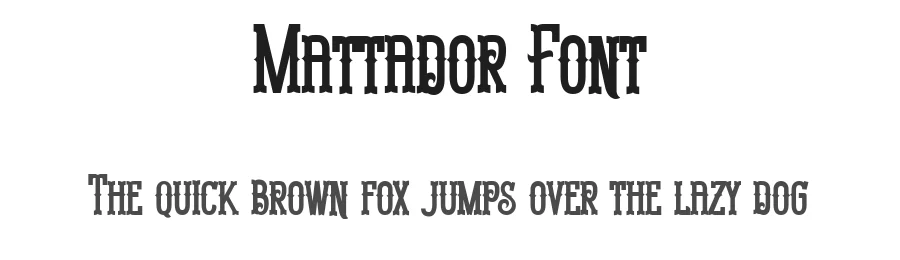 Mattador Font by Creatype Studio — Display Font