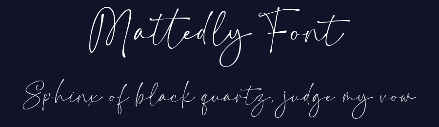 Mattedly Font by letterflystudio — Script Handwritten Font — thumbnail 2