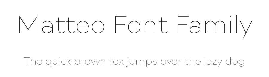 Matteo Font Family by Diana Ovezea β Sans Serif Font
