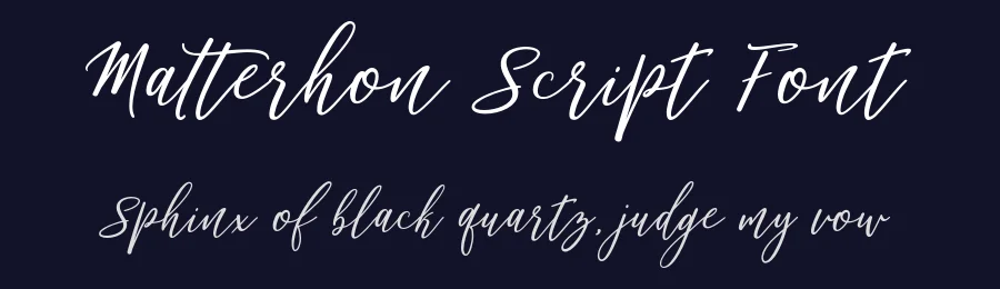 Matterhon Script Font by Areatype — Script Handwritten Font — thumbnail 2