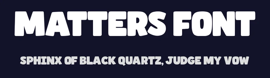 Matters Font by Almairatype — Decorative Font — thumbnail 2