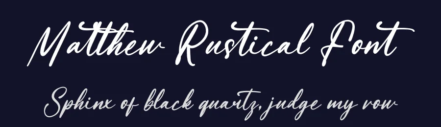 Matthew Rustical Font by letterenastudios — Script Handwritten Font — thumbnail 2