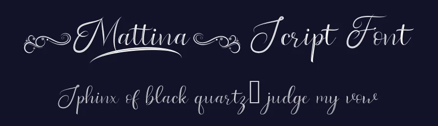 Mattina Script Font by yontype — Script Handwritten Font — thumbnail 2