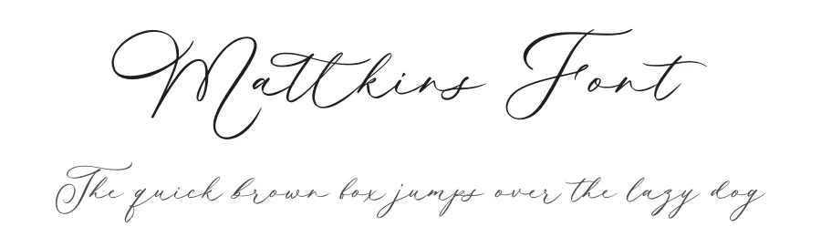 Mattkins Font by Creavibes Design — Script Handwritten Font