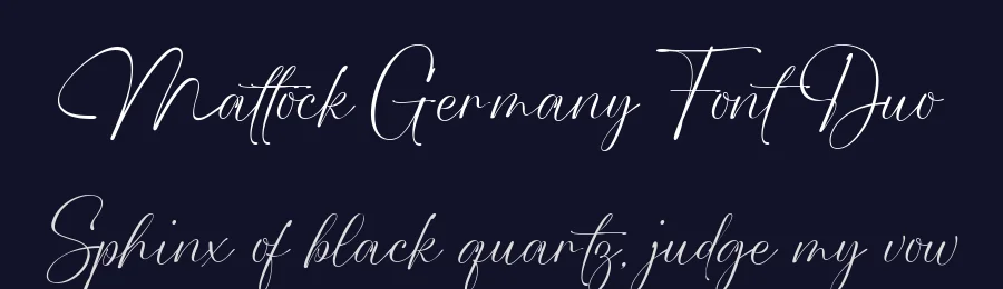 Mattock Germany Font Duo by alit design — Serif Font — thumbnail 2