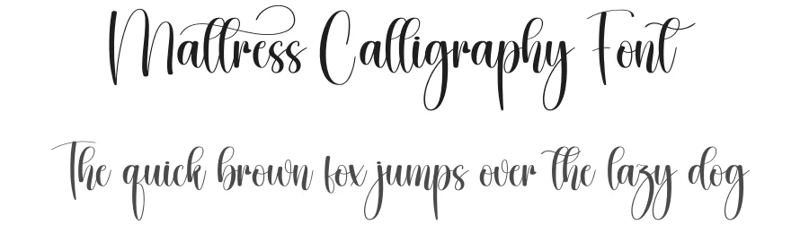 Mattress Calligraphy Font by creativeletter — Script Handwritten Font