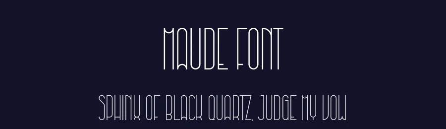 Maude Font by vpcreativeshop — Display Font — thumbnail 2