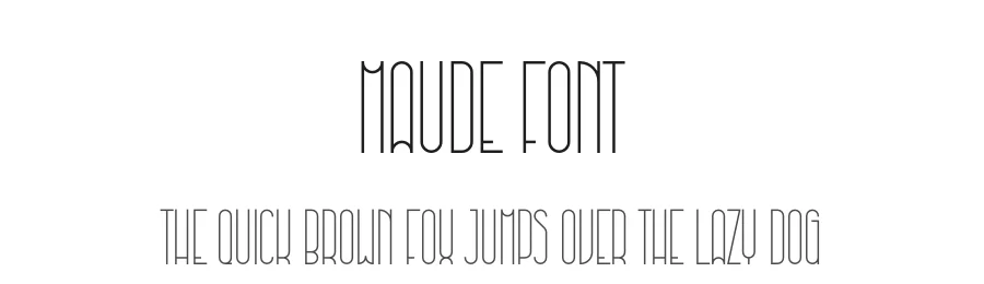 Maude Font by vpcreativeshop — Display Font