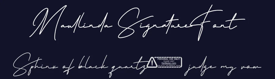Maullinda Signature Font by fontkong — Script Handwritten Font — thumbnail 2