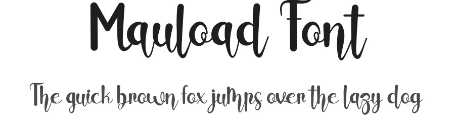 Mauload Font by fahmistudio99 — Script Handwritten Font