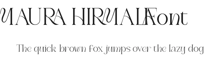 Maura Hirmala Font by edricstudio — Display Font