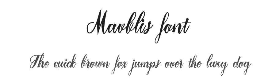 Mavblis font by aga-silva-fonts — Script Handwritten Font