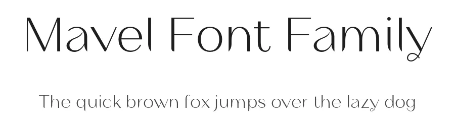 Mavel Font Family by Arodora Type — Sans Serif Font