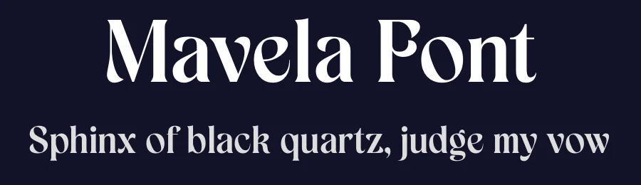 Mavela Font by Rantautype — Serif Font — thumbnail 2