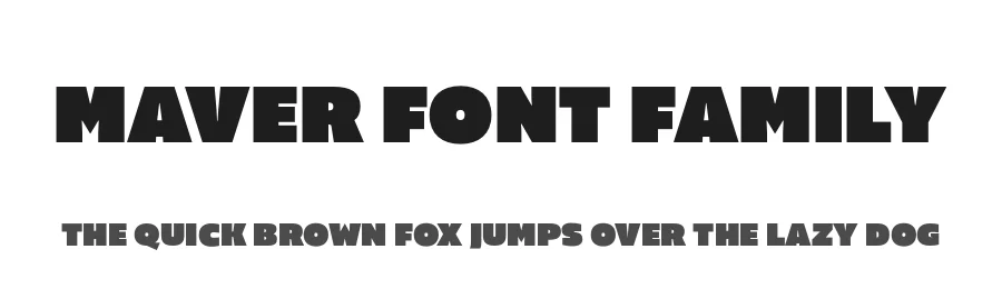 Maver Font Family by Ani Dimitrova — Sans Serif Font