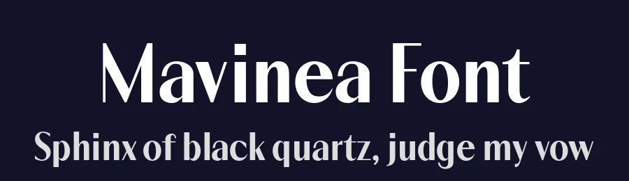 Mavinea Font by YUKITA CREATIVE — Sans Serif Font — thumbnail 2