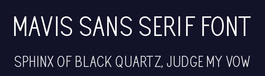 Mavis Sans Serif Font by Rahagita Studio — Sans Serif Font — thumbnail 2