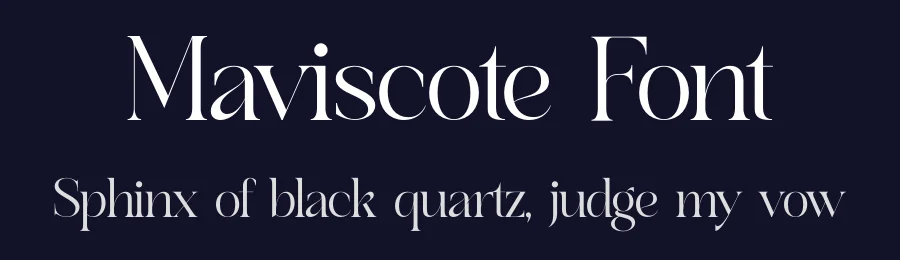 Maviscote Font by Artnivora Studio — Serif Font — thumbnail 2