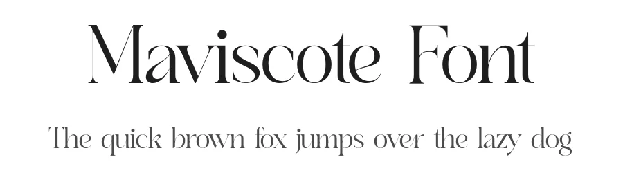 Maviscote Font by Artnivora Studio — Serif Font