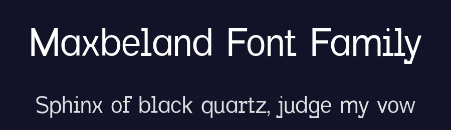 Maxbeland Font Family by UICreative — Decorative Font — thumbnail 2