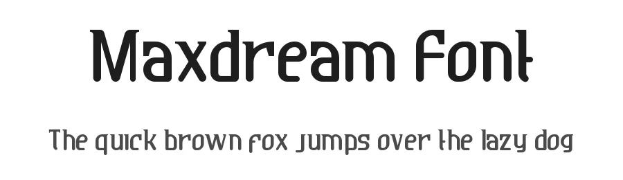Maxdream Font by RaisProject — Display Font