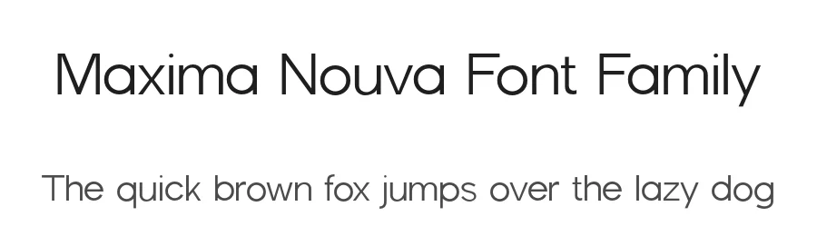 Maxima Nouva Font Family by UICreative — Decorative Font