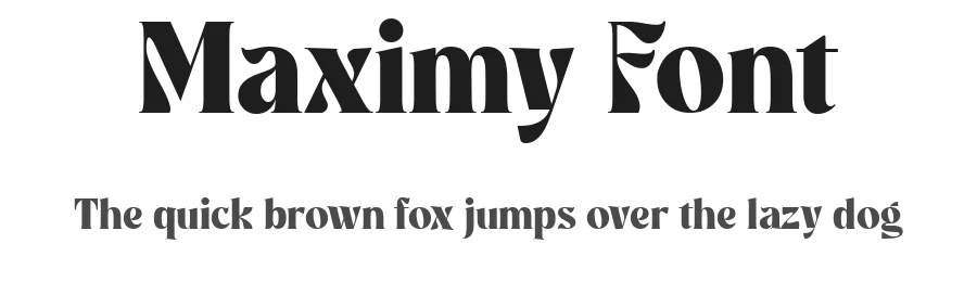 Maximy Font by Dantype — Serif Font