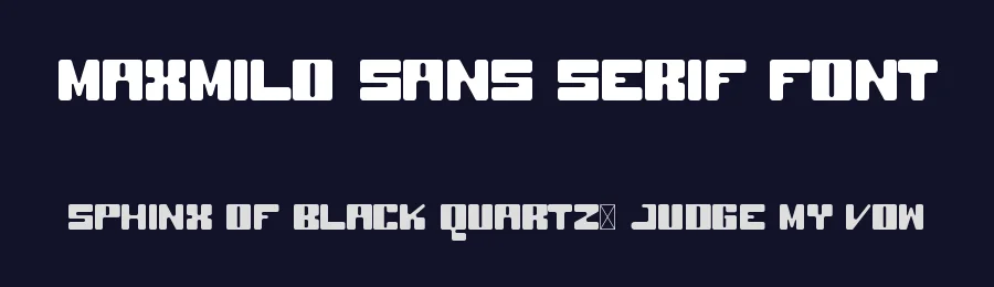 Maxmilo Sans serif Font by nihstudio — Sans Serif Font — thumbnail 2