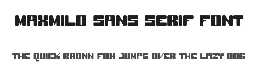 Maxmilo Sans serif Font by nihstudio — Sans Serif Font